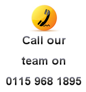 Call our team on 0115 968 1895